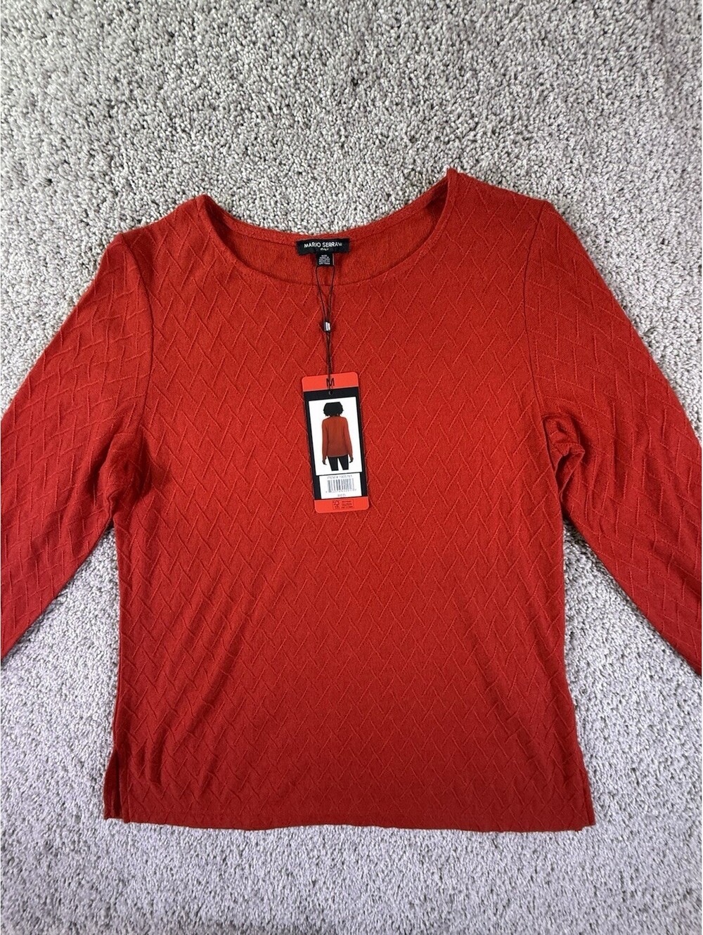 NWT Mario Serrani Women’s Sweater Red Size Medium